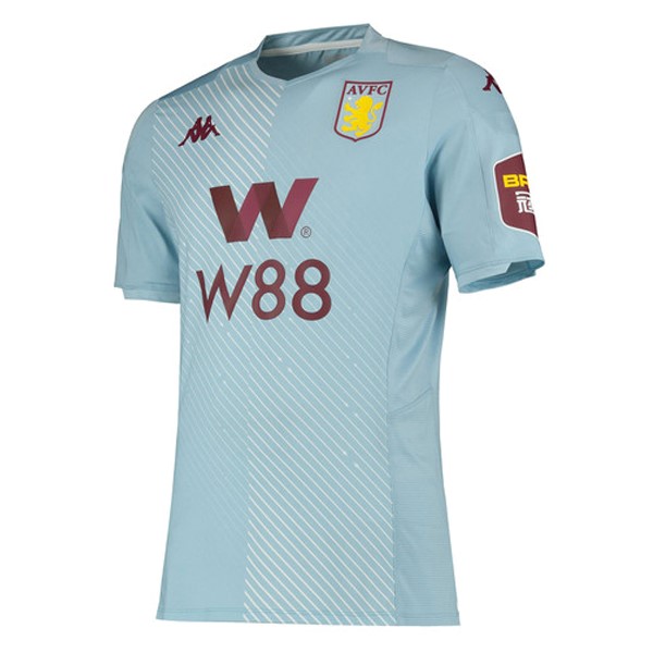 Camiseta Aston Villa Replica Segunda Ropa 2019/20 Azul